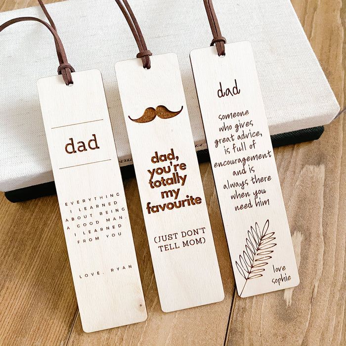 Father's Day Bookmarks, Custom Father's Day Bookmark, Custom Father Gift, Custom Dad Gift, Father's Day Gift, Custom Father's Day, New Dad