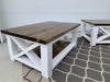 Farmhouse Style Coffee Table + End Table Set | Furniture 3