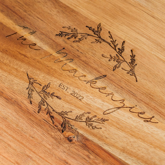 Personalized Wooden Cutting + Cheese Board | Cutting Board 2