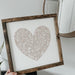 Floral Heart | Framed Sign