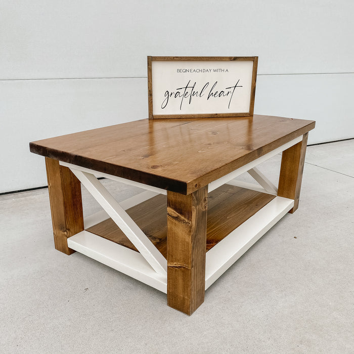 Handcrafted Solid Wood Coffee Table | Furniture