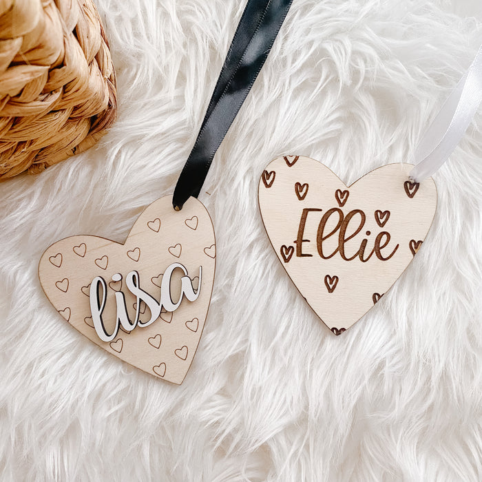 Personalized Valentine's Day Basket Tag