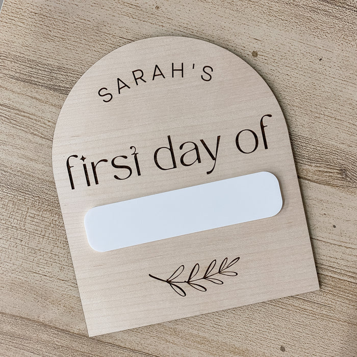 Reusable First Day of School Sign | 4 Styles