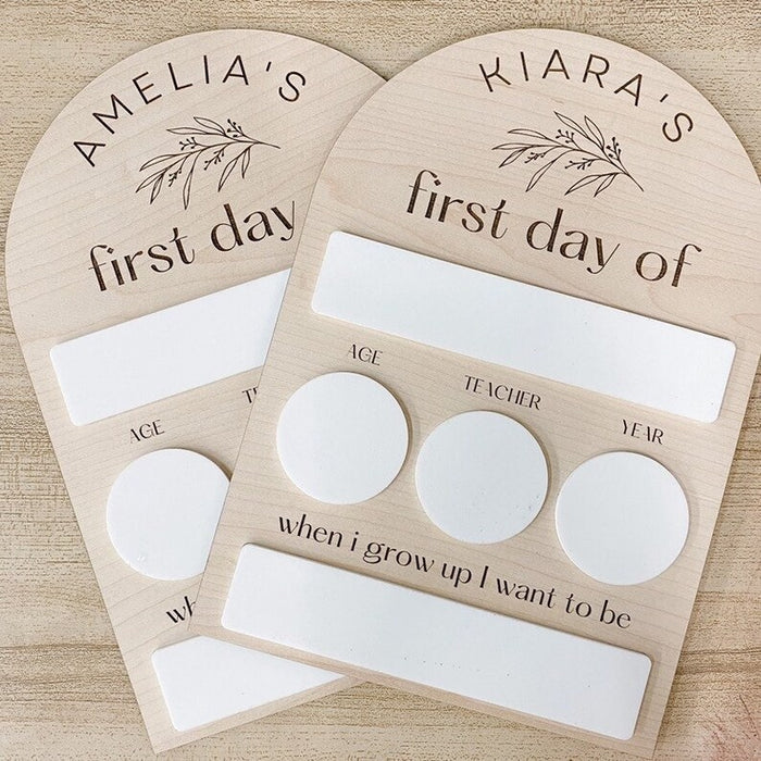 Reusable First Day of School Sign | 4 Styles