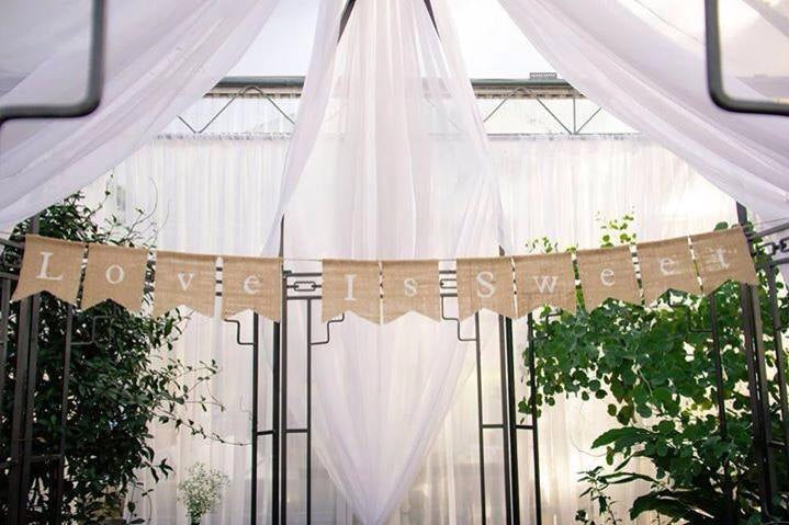 Love Is Sweet Banner, Cake Table Decor, Cake Table Banner, Dessert Table Decor, Wedding Banner, Rustic Wedding, Wedding Bunting, Sweet Love