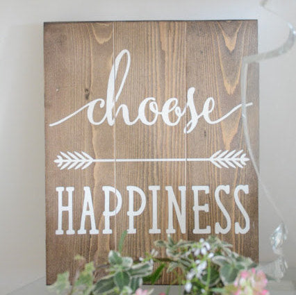 Choose Happiness, Mindful Decor, Cheery Decor, Happiness Decor, Happiness Sign, Happiness Printable, Happiness Quote, Mindfulness Decor