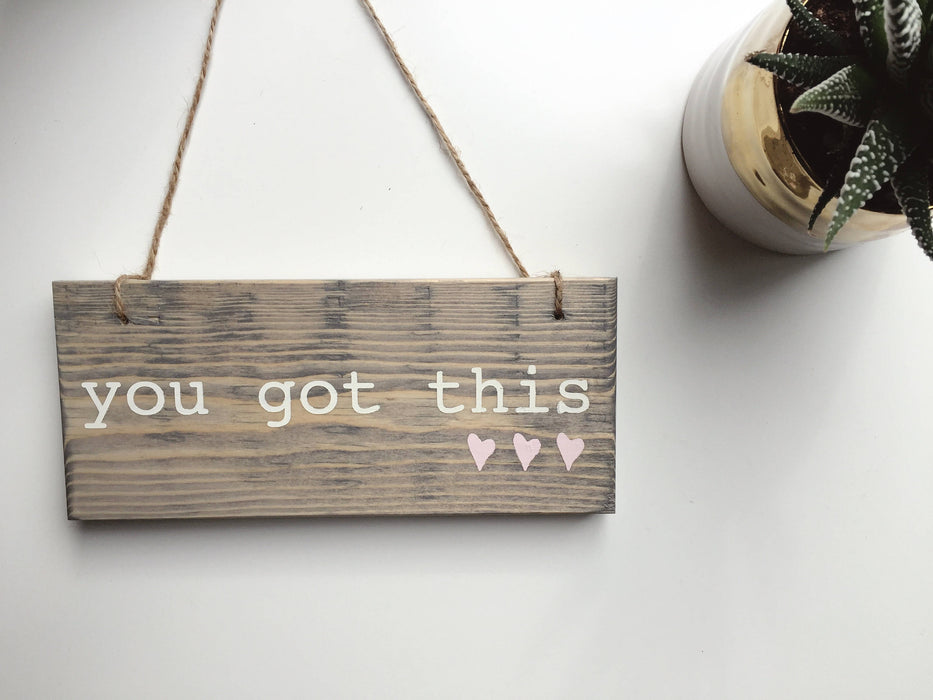 You Got This Sign, You Got This, Boss Babe Sign, Babe Cave Sign, Maker Wall Sign, Meditation Station, Meditation Room, Hustle Sign, Hustle