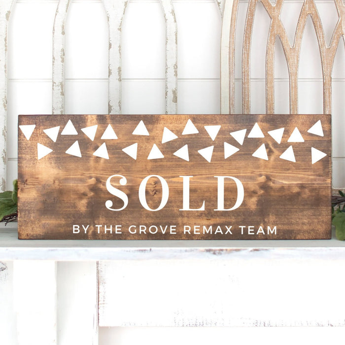 Modern Custom Sold Sign | Realtor Sign