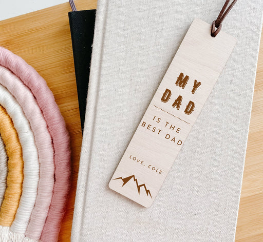 Bookmark for Father&#39;s Day, Personalized Father&#39;s Day Gift, Custom Dad Gift, Dad Gift, Best Dad Ever, Funny Dad Gift, First Dad Gift, For Him