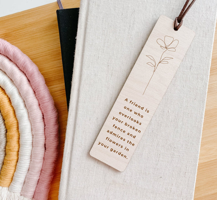 Friendship Quote Bookmark