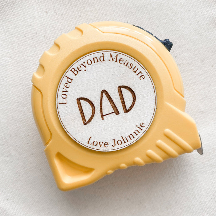 Personalized Engraved Measuring Tape, Custom Father&#39;s Day Gift, Custom Tape Measure, Custom Dad Gift, Father&#39;s Day Gift, Custom Father&#39;s Day