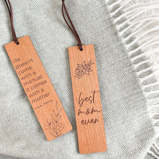 Personalized Mother's Day Bookmark, Mother's Day Gift, Mother's Day Bookmark, Custom Bookmark, Custom Mother's Day Gift, New Mom Gift